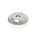GN 6311.5 Basi, per viti senza testa DIN 6332 / viti a leva DIN 6306, acciaio INOX Tipo: G - Con protezione in plastica, non antiscivolo