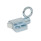 GN 724.6 Pistoncini di posizionamento a molla, acciaio/acciaio INOX, con perno smussato, con flangia per montaggio a filo Type: C3 - Smusso a destra
Materiale/Finitura: ZB - Zincato, passivato blu
Identification no.: 1 - Senza pezzo di riscontro
