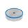 GN 7090 Dischi di ritegno, acciaio INOX, con filettatura interna, Hygienic Design Materiale (anello di tenuta): E - EPDM