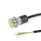 GN 3310 Taster / Leuchtmelder, Edelstahl, mit / ohne LED-Beleuchtung Form: RK - Taster, rastend, mit LED, rot / grün (bi-color)
Anschlussart: K5 - Kabel, Ende offen, 5 m