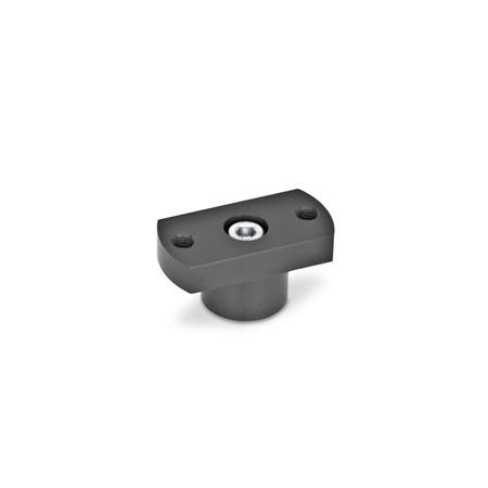 Flange di adattamento GN 875.4: per attrezzi di serraggio girevoli GN 875 / GN 876, Alluminio