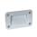 GN 7330 Poignées encastrables, zinc moulé sous pression, de type à visser Type: A - Montage par le côté opérateur (pour identification n° 2 avec quatre vis d'étanchéité contre-alésées)
N° d'identification: 2 - avec joint
Finition: SR - argenté, RAL 9006, finition texturée