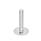 GN 41 Piedini di livellamento, acciaio INOX AISI 304 Tipo (base): D0 - Senza disco antiscivolo
Versione (vite): T - Senza dado, sede per chiave in basso