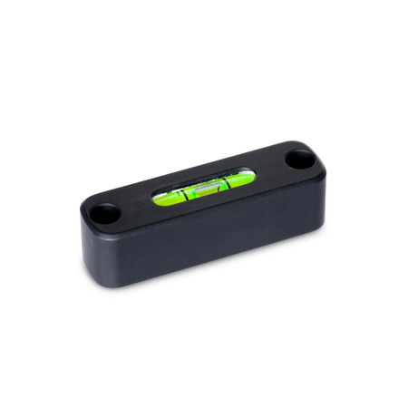 Livelle a bolla monodirezionali GN 2283: Corpo di contenimento alluminio, per montaggio con viti