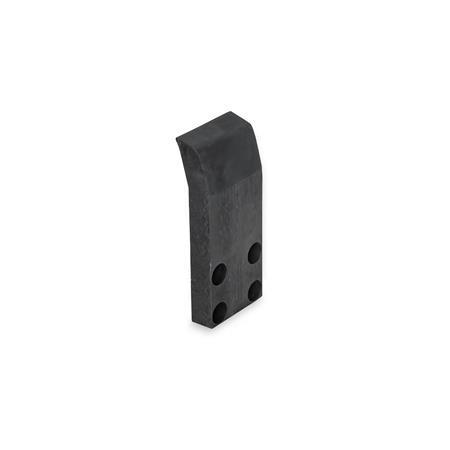 Schutzabdeckungen GN 864.1: für Kraftspanner GN 864, Aluminium