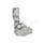 GN 515 Chiusure, acciaio INOX, con corpo di contenimento esteso, con manopola Tipo: KGN - Con chiavetta di serraggio