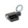 GN 724.6 Doigts d'indexage, acier/inox, avec goupille chanfreinée et bride pour montage en surface Type: C4 - Chanfrein, gauche
Matériau/finition: SW - noir, RAL 9005, finition texturée
Identification no.: 1 - Sans contre-pièce