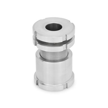 Bussole di livellamento in acciaio INOX GN 350: Versione lunga