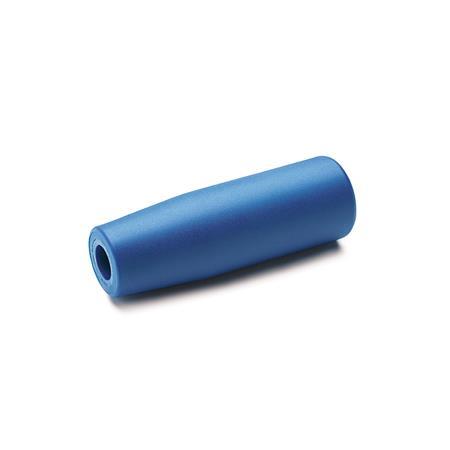 GN 519.2 Zylinderknöpfe, detektierbar, FDA-konformer Kunststoff Werkstoff / Oberfläche: VDB - visuell detektierbar