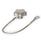 GN 5334.13 Boutons étoile, inox, avec protection contre la perte Type: H - avec câble de retenue