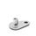 GN 43 Stellfüße, Edelstahl, mit-Befestigungslasche, Tropfenform Form (Fußteller): D3 - mit Gummiauflage, aufvulkanisiert, schwarz
Spindelvariante: X - Außensechskant mit Innengewinde