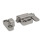 GN 724.3 Loquets à ressort, acier/inox, avec goupille chanfreinée et bride pour montage en surface Type: L - came d'indexage gauche
Goupille chanfreinée, n° d'identification: 1 - Chanfrein, haut
Matériau/Finition: NI - Inox, moulage de précision
Cran d'arrêt, n° d'identification: 2 - Avec cran d'arrêt