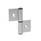 GN 2294 Scharniere, Aluminium, aushängbar, für Aluprofile / Flächenelemente Form: A - Scharnierflügel außenliegend
Kennzeichen: C - mit Senkbohrungen
l<sub>2</sub>: 82