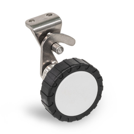 Chiusure a uncino GN 115.8: Acciaio INOX, con manopole en plastica