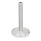 GN 21 Piedini di livellamento, acciaio INOX, piastra di base tornita, senza fori di montaggio Tipo (pedana): D1 - Finitura tornita, con fondo in gomma, intarsiato, colore nero
Versione della vite: U - Senza dado, esagono interno in alto e sede per chiave in basso