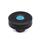 GN 534 Kordelgriffe, Kunststoff, Gewindebuchse Messing, Abdeckkappe farbig Farbe (Abdeckkappe): DBL - blau, RAL 5024, matt