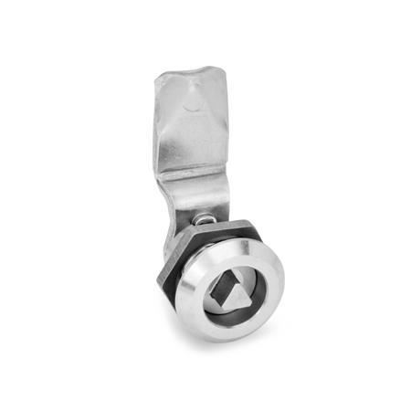 Chiusure GN 115: Acciaio INOX, funzionamento con chiave a tubo