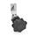 GN 115 Chiusure, lega di zinco pressofusa, con manopola, collare corpo di contenimento nero Tipo: SG - Con volantino di serraggio a lobi