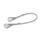 GN 111.8 Cavetti di ritegno, acciaio INOX AISI 316, con piastrine Tipo: C - Con due piastrine
Colore: TR - trasparente