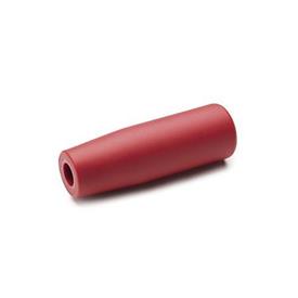 GN 519.2 Impugnature cilindriche, plastica Colore: RT - rosso, RAL 3000