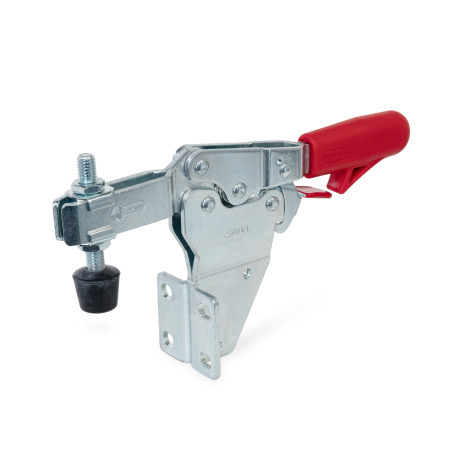 Schnellspanner GN 820.5: Stahl / Edelstahl, Spannhebel horizontal, mit Verriegelung für seitliche Montage