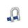 GN 584 Manilles, acier, version droite, pour levage Type: A - avec goujon