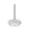 GN 21 Stellfüße, Edelstahl, Fußteller gedreht, ohne Befestigungsbohrungen Form: D1 - feingedreht, mit Gummiauflage, eingelegt, schwarz
Spindelvariante: S - ohne Mutter, Außensechskant unten