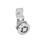 GN 115.1 Loquets, zinc moulé sous pression, petit modèle, collier de boîtier chromé, avec / sans serrure Matériau: ZD - Zinc moulé sous pression
Type: VK - avec carré