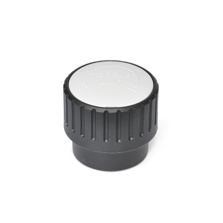 Drehmoment-Rändelgriffe GN 5910: Kunststoff, Buchse Stahl, mit einstellbarem Drehmoment