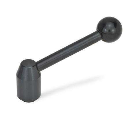 Manettes indexables GN 212.3: Acier, avec filetage interne