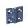 GN 237.1 Scharniere, Kunststoff, detektierbar, FDA-konform Form: A - 2x2 Bohrungen für Senkschrauben
Werkstoff / Oberfläche: MDB - metalldetektierbar, blau, RAL 5001, matt