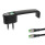 GN 422 Poignées étriers, zinc moulé sous pression, avec fonction de commutation électrique / avec voyant lumineux, avec 2 éléments fonctionnels Élément fonctionnel 1: TO - Bouton, sans LED
Élément fonctionnel 2: RK - Bouton, verrouillage, avec LED, rouge/vert (bicolore)
Type de raccordement: S025 - Câble avec connecteur, 0,25 m
Finition: SW - noir, RAL 9005, finition texturée