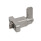 GN 724.2 Loquets à ressort, acier/inox, avec goupille chanfreinée et bride pour montage en surface N° d'identification: 4 - Chanfrein, gauche
Type: A - Position du bras de verrouillage perpendiculaire à la bride
Matériau/Finition: NI - Inox, moulage de précision