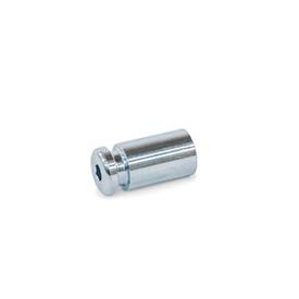 GN 1050.1 Goujons, pour raccords rapides GN 1050, acier Type: I - Avec filetage interne