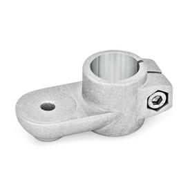 GN 274 Laschen-Klemmverbinder, Aluminium Form: OZ - ohne Zentrieransatz (glatt)<br />Oberfläche: BL - blank, gestrahlt, matt