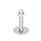 GN 41 Pieds de machine, inox Type (base): B0 - sans sous-couche en caoutchouc, avec 2 trous de fixation
Version (vis): VK - avec écrou, hexagone externe en haut, clé plate en bas