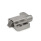 GN 724.3 Loquets à ressort, acier/inox, avec goupille chanfreinée et bride pour montage en surface Type: R - came d'indexage droite
Goupille chanfreinée, n° d'identification: 1 - Chanfrein, haut
Matériau/Finition: NI - Inox, moulage de précision
Cran d'arrêt, n° d'identification: 1 - Sans cran d'arrêt
