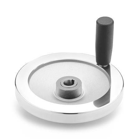 Volantini di sicurezza GN 321.4: Alluminio, con cuscinetto a frizione