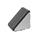 GN 30i Staffe angolari, lega di zinco pressofusa, per profilati di alluminio (sistema modulare i) con accessorio Tipo: C - Con kit di fissaggio e calotta di protezione
Bildvarianten: 80x80