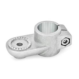 GN 274 Laschen-Klemmverbinder, Aluminium Form: AV - mit Außenverzahnung<br />Oberfläche: BL - blank, gestrahlt, matt