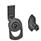 GN 115.5 Chiusure, plastica, per montaggio a scatto, funzionamento con chiave a tubo Tipo: VDE - Con doppia mappa
Finitura: SW - Nero, RAL 9005, finitura strutturata
N° identificativo: 3 - Corpo di contenimento serratura con arresto, tondo con maniglia