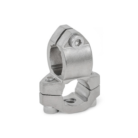 Noix de serrage orthogonales GN 131.3: Inox, assemblage en deux parties