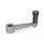 GN 558 Manovelle di posizionamento, ghisa Codice foro alesato: B - Without keyway