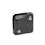 GN 939 Halter für Flächenelemente, Zink-Druckguss, für Glas- und Kunststoffscheiben Form: EB - Eckhalter mit Sicherungsbolzen
Oberfläche: SW - schwarz, RAL 9005, strukturmatt