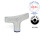 GN 5064 Maniglie a T, acciaio INOX, Hygienic Design Finitura: PL - Finitura lucida (Ra < 0,8 µm)
Materiale (anello di tenuta): H - HNBR