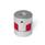 GN 2241 Elastomer-Klauenkupplungen mit Gewindestift Bohrungskennzeichnung: B - ohne Passfedernut
Härte: RS - 98 Shore A, rot