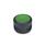 GN 624.5 Drehknöpfe, Kunststoff, Buchse Edelstahl, Softline Farbe der Abdeckkappe: DGN - grün, RAL 6017, matt