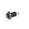 GN 313 Federbolzen, Stahl / Kunststoff-Knopf Form: DK - mit Kontermutter, ohne Knopf
Kennziffer: 2 - Bolzen mit Innengewinde