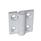 GN 437.1 Cerniere, lega di zinco pressofusa Colore: SR - Argento, RAL 9006, finitura testurizzata