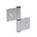 GN 2292 Scharniere, Aluminium, aushängbar, für Aluprofile, mit Führungssteg Form: I - Scharnierflügel innenliegend
Kennzeichen: C - mit Senkbohrungen
l<sub>2</sub>: 82
